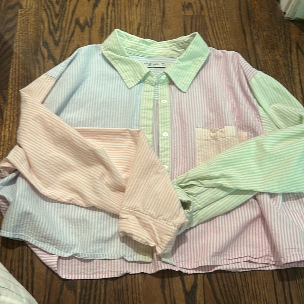 Oversized button up shirt-perfect for beach